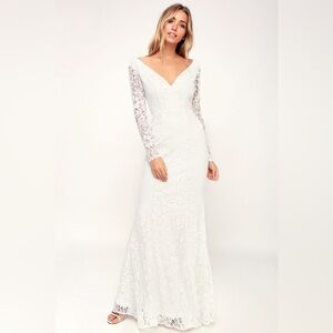 Lulu’s Bridal Maxi Dress